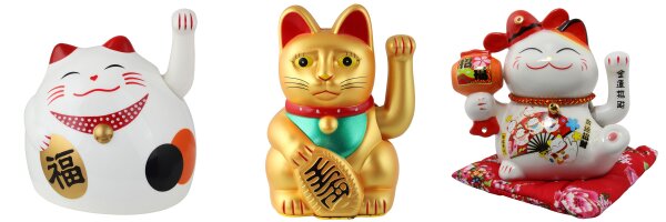 Waving cats