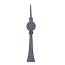 Patch - TV tower Berlin - grey 12 cm