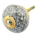 Möbelknauf aus Keramik Shabby Chic - Marmor