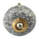 Möbelknauf aus Keramik Shabby Chic - Marmor