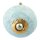 Möbelknauf aus Keramik Shabby Chic - Marmor - hellblau