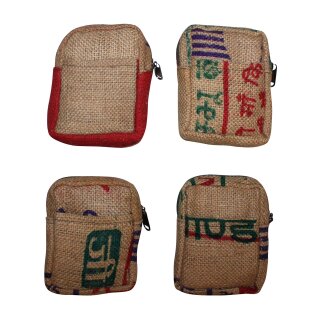 kompakte Tasche - Jutesack 2 - Gürteltasche