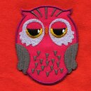 Patch - Owl - pink