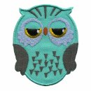 Patch - Owl - turquoise