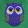 Patch - Owl - purple