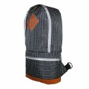 Small backpack - Shoulder bag - black-white chequered - Pattern 05