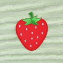 Aufnäher - Erdbeere - rot - Patch