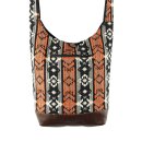 Shopper - Ethnic Look - woven - orange - Diamond pattern