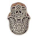 Wooden Stamp - Hamsa - 2,7 inch - Stamp made of wood