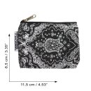 Zip Pouch - Cotton - 3,3 x 4,5 inch - pattern 06