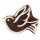 Stempel aus Holz - Vogel - links - 5 cm - Holzstempel