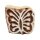 Stempel aus Holz - Schmetterling 04 - 2 cm - Holzstempel