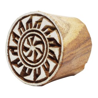 Stempel aus Holz - Mandala 08 - 3,5 cm - Holzstempel