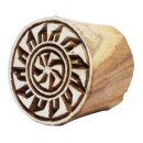 Wooden Stamp - Mandala 08 - 1,3 inch - Stamp made of wood