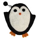 Felt Pouch with Zipper - Penguin