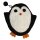 Filzbörse mit Reißverschluss - Pinguin