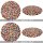 Felt Coaster - Felt balls - Coasters for drinks - multicoloured - round