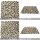 Felt Coaster - Felt balls - Coasters for drinks - colourful grey - Natural Shades - square