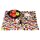 Felt Coaster - Felt balls - Coasters for drinks - multicoloured - square