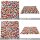 Felt Coaster - Felt balls - Coasters for drinks - multicoloured - square