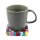 Felt Coaster - Felt balls - Coasters for drinks - multicoloured - square