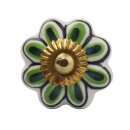 Möbelknauf aus Keramik Shabby Chic - Rosette -...