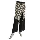 Harem Pants - Aladin Pants - Model 03 - Pattern 05 - black