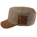 Army Military Cap - Model 16 - brown with pocket - Hat