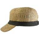 Army Military Cap - Modell 10 - Strohgeflecht - dunkel -...