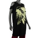 Tank Top with Cut Outs - Mini Dress - Skull - Indian...