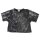 Crop Top - Shirt - Used Look - Stonewashed - black
