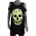 Tank Top mit Cut Outs - Minikleid - Cold Shoulder - Totenkopf - schwarz