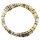 Flexible necklace snake chain silver-colored anthracite gold-colored dark chain bracelet