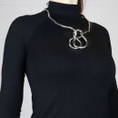Biegsame Halskette Schlangenkette silberfarben Kette Armband