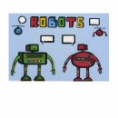 Postkarte - Talking robots