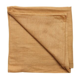 Baumwolltuch - braun - hellbraun - quadratisches Tuch