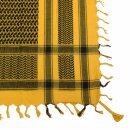 Kufiya - yellow - black - Shemagh - Arafat scarf