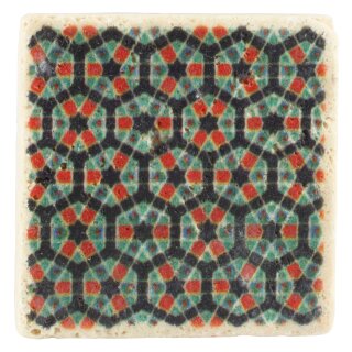 Magnet aus Travertin 4,8x4,8 cm - Vintage Look - Modell 36