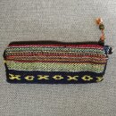 Cotton Pencil Case - 7,8 x 2,7 inch - Knitting Pattern -...