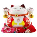 Savings box - porcelain - Lucky cat - Maneki-Neko - Model 01