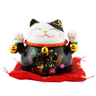 Savings box - porcelain - Lucky cat - Maneki-Neko - Model 03