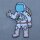Aufnäher - Astronaut - Daumen hoch - Patch