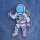 Aufnäher - Astronaut - Daumen hoch - Patch