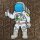 Aufnäher - Astronaut - Daumen hoch - Patch