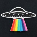 Patch - UFO with rainbow