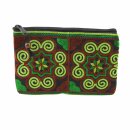 Ethno Münzbörse - Reißverschlusstasche mit Hmong Muster - Muster 07 - Geldbörse
