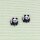 Aufnäher - Panda - mini schwarz-weiß 2er Set - Patch