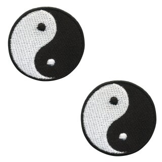 Aufnäher - Yin Yang klein 2er Set - Patch