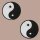 Aufnäher - Yin Yang klein 2er Set - Patch