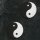 Aufnäher - Yin Yang klein 2er Set - Patch